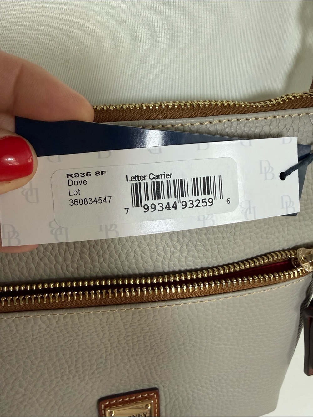 Dooney & Bourke Letter Carrier crossbody • NWT - Picture 5 of 6